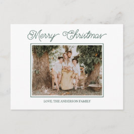 Festive Merry And Bright Christmas  Briefkaart