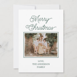 Festive Merry And Bright Christmas  Feestdagenkaart