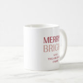 Festive Merry And Bright Christmas  Koffiemok (Voorkant rechts)