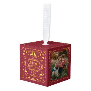 Festive Merry Christmas Classic 2 Foto Decoratie