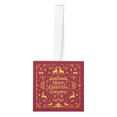 Festive Merry Christmas Classic 2 Foto Decoratie (Voorkant)