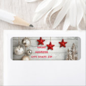 **FESTIVE MERRY CHRISTMAS** RETURADRES ETIKET (Insitu)