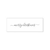 Festive Merry Christmas Rubber Stamp for Holiday C Rubberstempel (Afrduk)