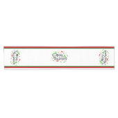 Festive Merry Christmas Short Table Runner Korte Tafelloper (Horizontaal)