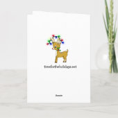 Festive Merry kerstboom en Gifts Whimsical Kaart (Achterkant)