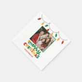 Festive Merry-kerstcadeautjes op maat Servet (Hoek)