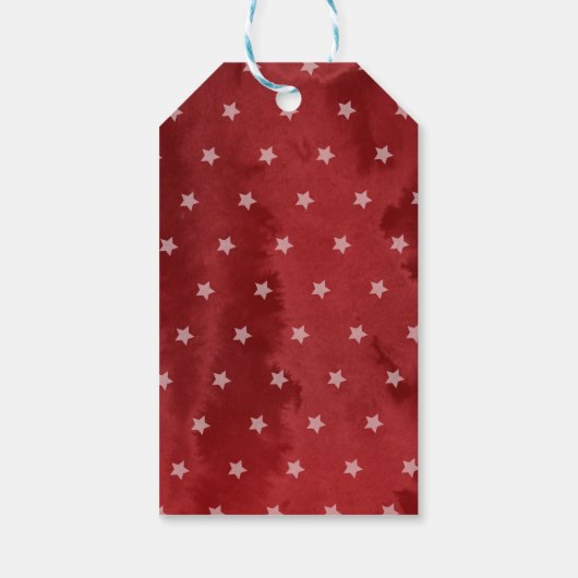 Festive Merry kerstfeestay Tea Party Gift Ta Cadeaulabel (Achterkant)