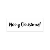 Festive Merry Kerstmis! Rubberstempel (Afrduk)