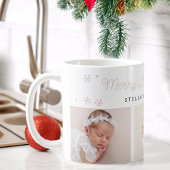 Festive Merry Little Christmas Pink Photos Koffiemok