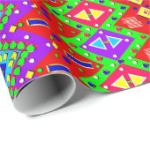 Festive Mexican Print Wrapping Paper, Glossy, Cadeaupapier (Rol Hoek)
