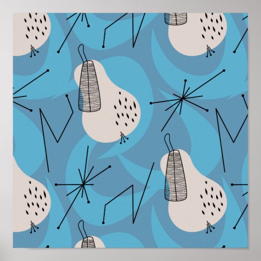 Festive MidCentury Poster (Voorkant)