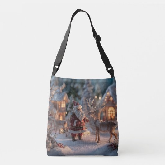 Festive Miniature Diorama Crossbody Tas (Achterkant)