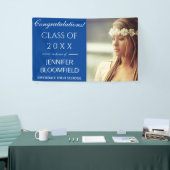 Festive Modern Trendy Photo 2025 Afstuderen Spandoek (Beurs)