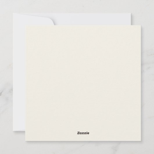 Festive Moose Kerstmis Feestdagenkaart (Achterkant)