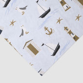 Festive Nautical Print Tissuepapier (Detail)