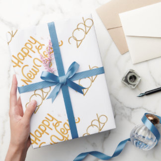 Festive New Year Gift Wrap for Celebrations Cadeaupapier