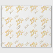 Festive New Year Gift Wrap for Celebrations Cadeaupapier (Vlak)