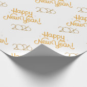 Festive New Year Gift Wrap for Celebrations Cadeaupapier (Hoek)