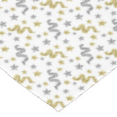 Festive New Years Eve party confetti Tafelkleed (Gekanteld)