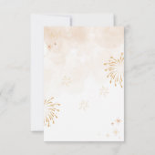 Festive New Year's Eve Party Invitation Kaart (Achterkant)