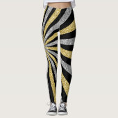 Festive New Years Leggings zelfs partijen (Voorkant)