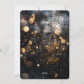 Festive New Year's Party Invitation Feestdagenkaart (Achterkant)