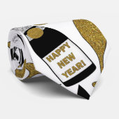 Festive New Years ve Patroon stropdas (Opgerold)