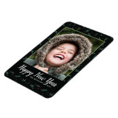 Festive nieuwjaar laat Berries foto Magnet Magneet (Linkerzijde)