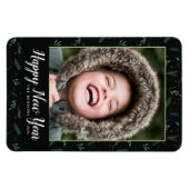 Festive nieuwjaar laat Berries foto Magnet Magneet (Horizontaal)