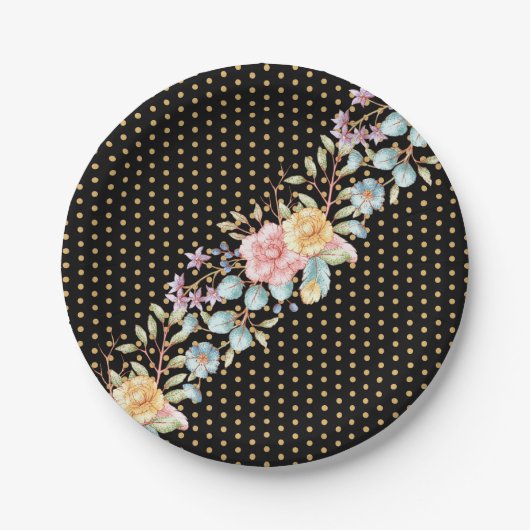 Festive Night Blooms Papieren Bordje (Voorkant)