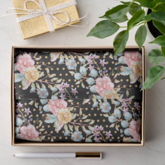 Festive Night Blooms Tissuepapier (Geschenk)