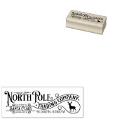 Festive North Pole Trading Company Rubberstempel (Gestempeld)