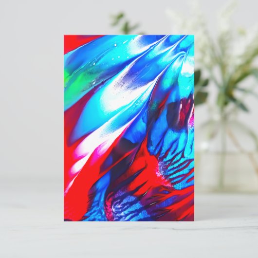 Festive Notecard Bedankkaart (Staand voorkant)