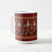 Festive Nutcracker Holiday Mug Koffiemok (Voorkant links)