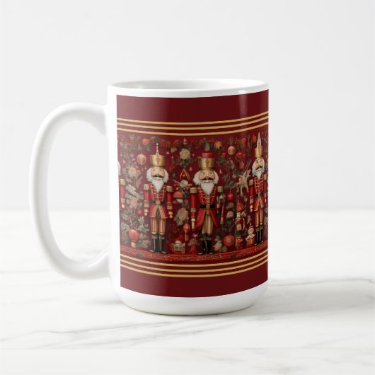 Festive Nutcracker Holiday Mug Koffiemok (Links)