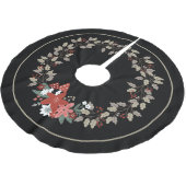 Festive Oak Leaf and Mushroom Wreate Kerstmis Kerstboom Rok (Gekanteld)