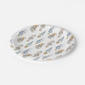 Festive-ontwerp voor kerstcadeautjes papieren bordje (Gekanteld)