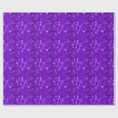 Festive Paarse Foil Cadeaupapier (Vlak)