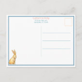 Festive  paasbundels, kind- en groeteneten briefkaart (Achterkant)