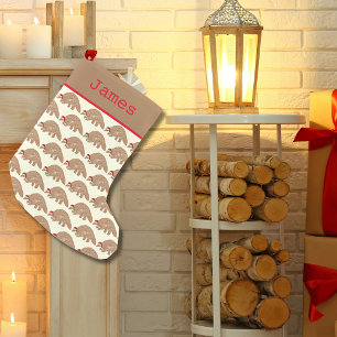 Festive Pangolin Endangered Species Animal Name Kleine Kerstsok