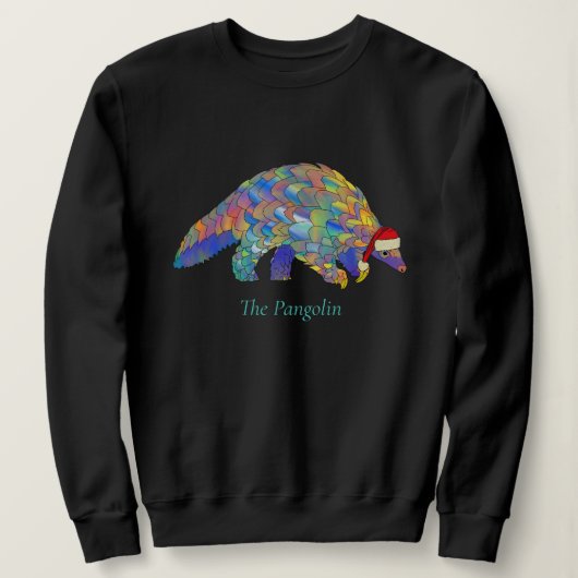 Festive Pangolin Engevaarlijk Animal Rights Colorf Trui (Design voorkant)