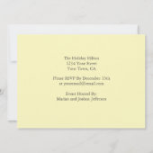 Festive Paper Lantern Birthday Party nodigt uit Kaart (Achterkant)