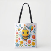 Festive Party Bee Tote Bag (Voorkant)