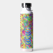 Festive Party Confetti Pattern Waterfles (Links)