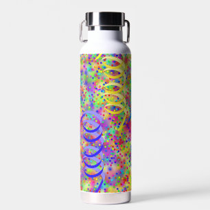 Festive Party Confetti Pattern Waterfles