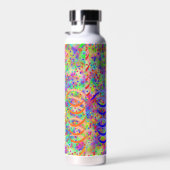 Festive Party Confetti Pattern Waterfles (Rechts)