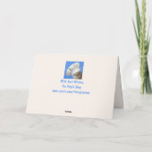 Festive Party Donkey Funny Birthday Kaart (Achterkant)