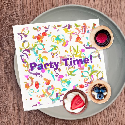 Festive Party Special Occasion Confetti Custom Servetten