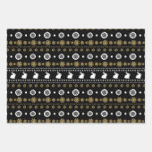 Festive-patroon met gevlekte kerstvlek inpakpapier vel (Voorkant 2)