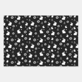 Festive-patroon met gevlekte kerstvlek inpakpapier vel (Voorkant)